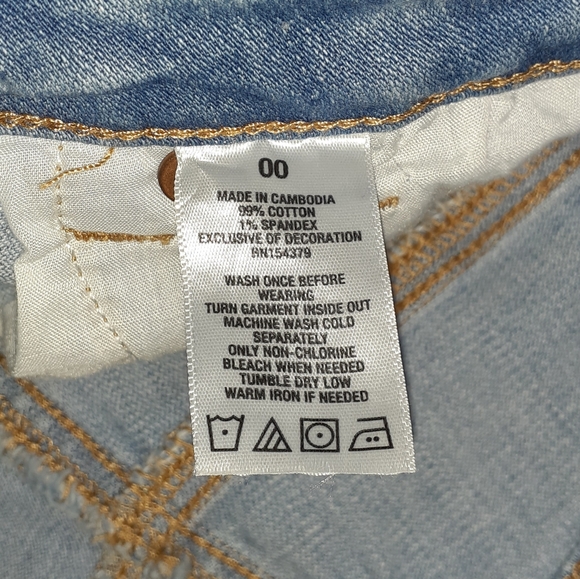 Aero Distressed Denim Shorts - Picture 9 of 15